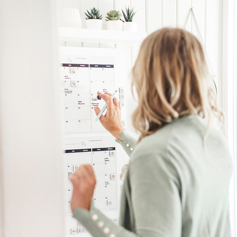 Planificateur familial mensuel - VERSION COULEUR