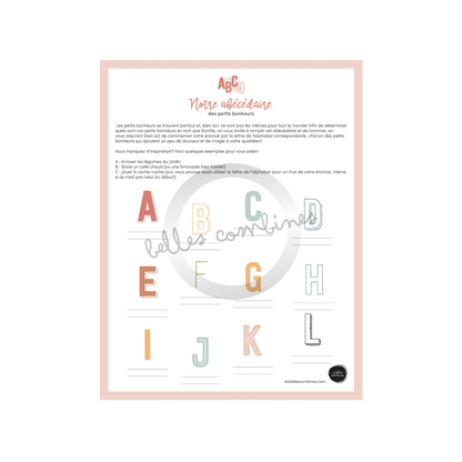 Abécédaire des petits bonheurs