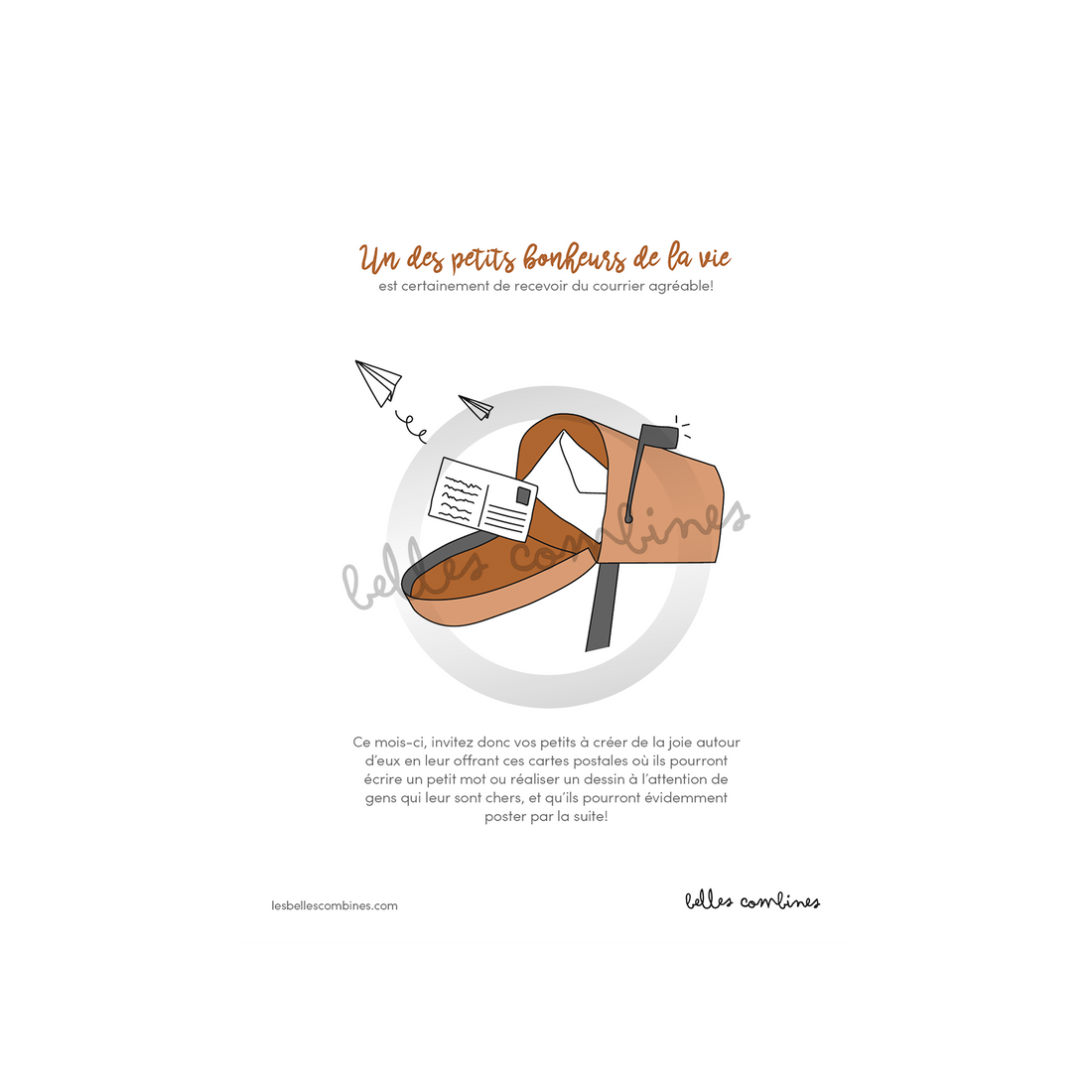 Postcards to personalize