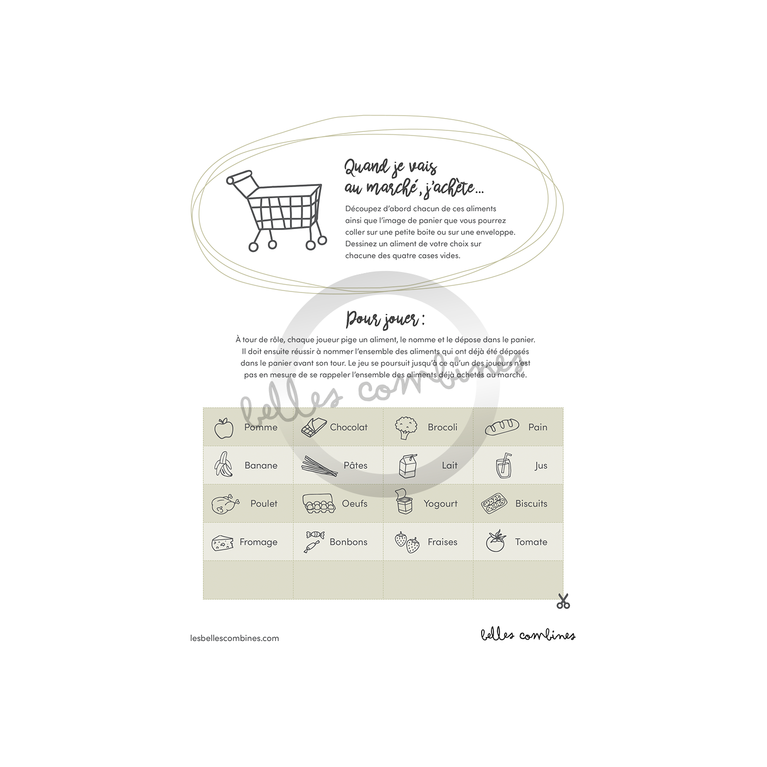 When I go to the market