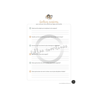 Questionnaire sur nos valeurs