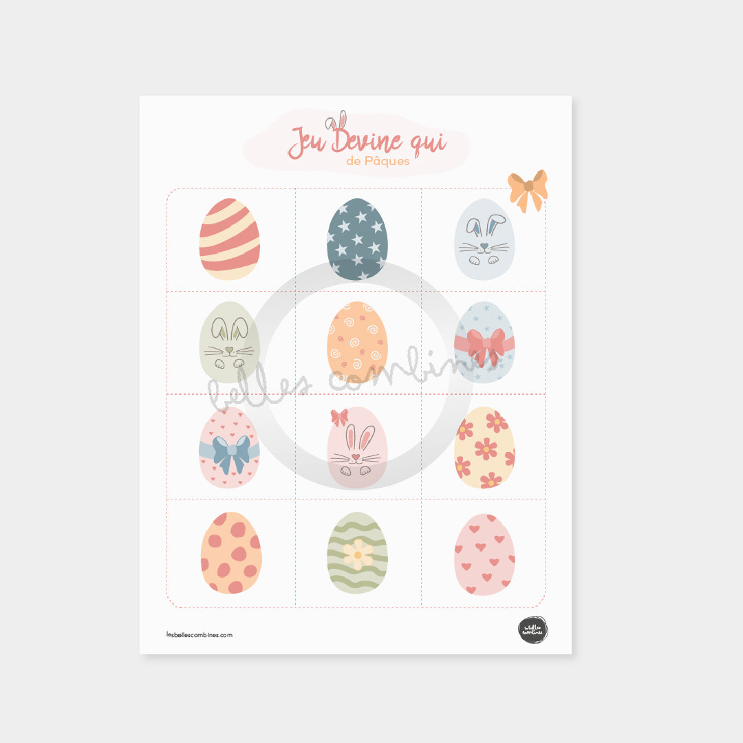 Jeu Devine qui de Pâques