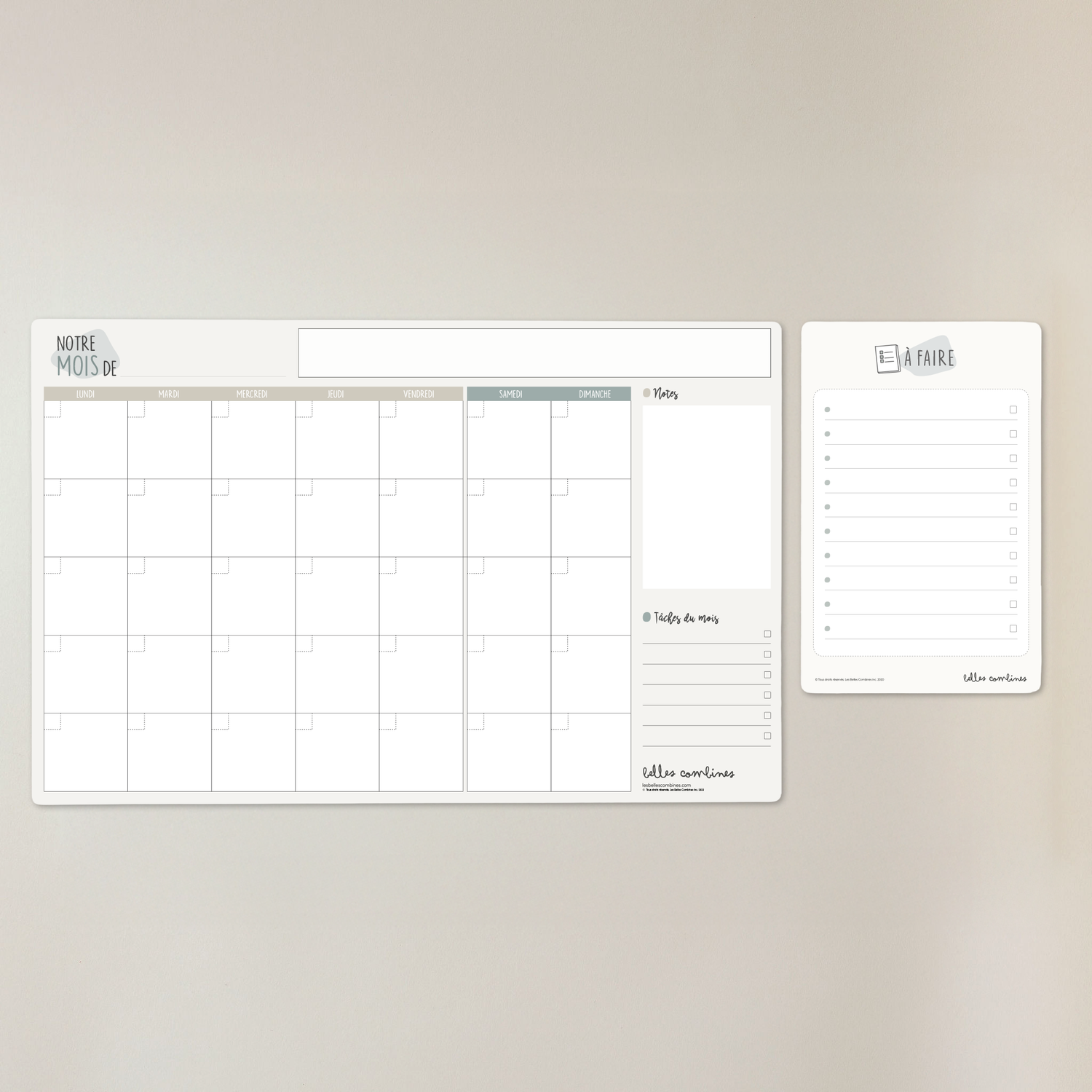 Turnkey box - Our monthly planning