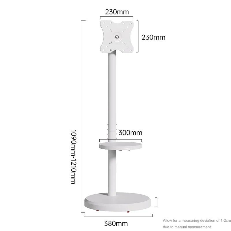 Mobile stand on casters for Octave Station, rotatable (portrait/landscape), available with shelf,