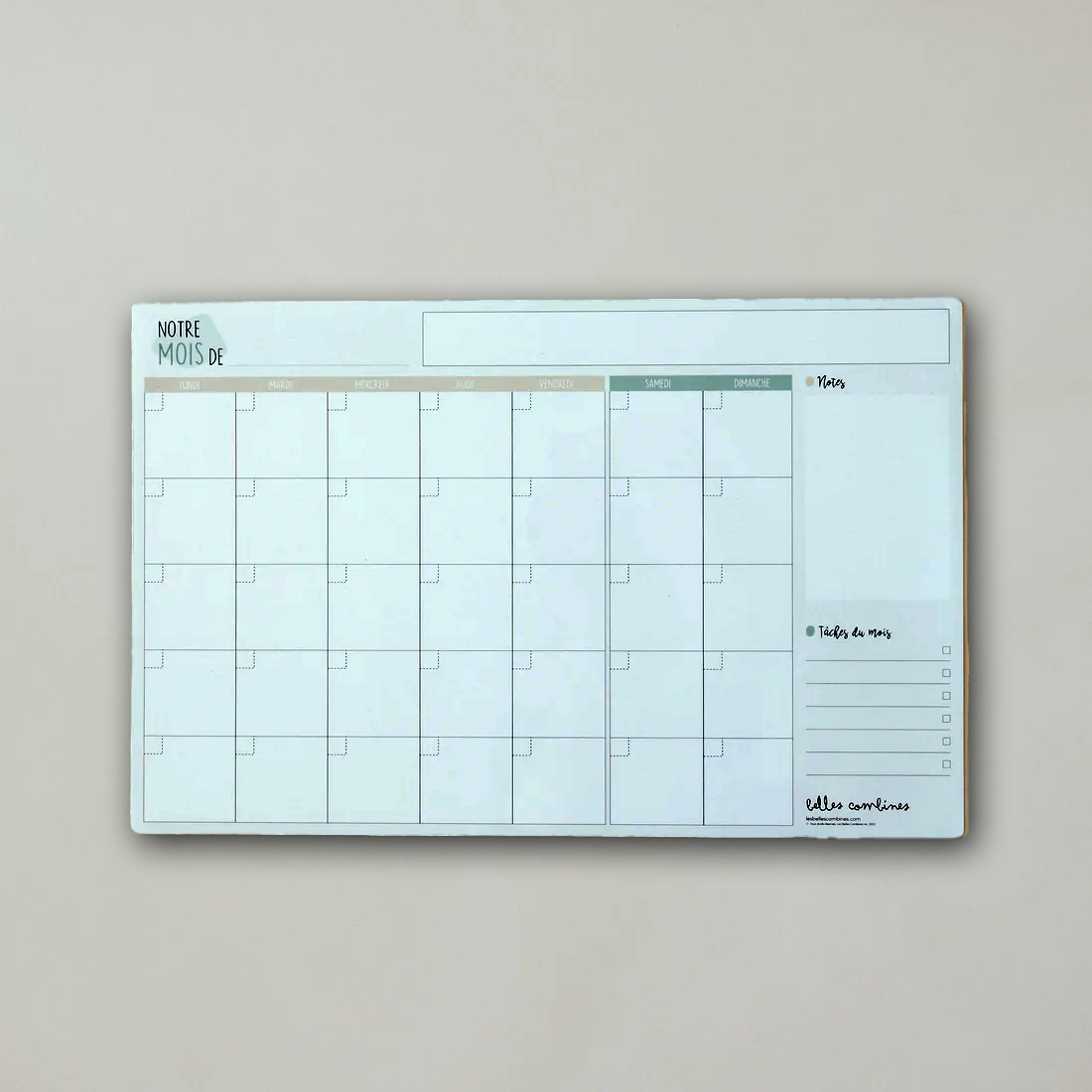 Monthly Family Planner - COLOR VERSION