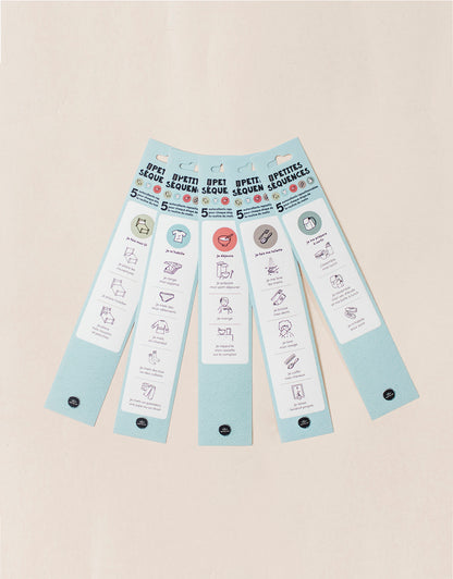 Routine set for two children