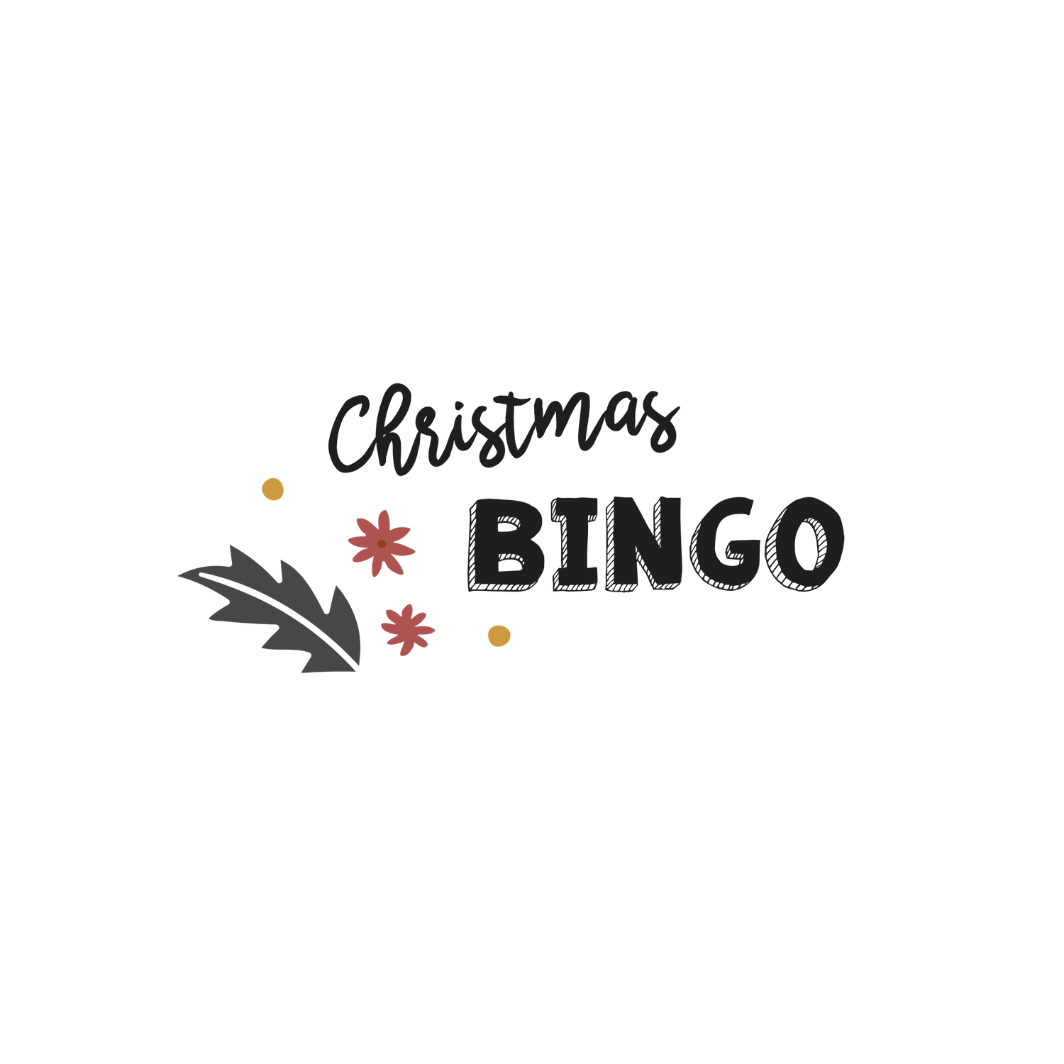 English version of the logo of the christmas Bingo made by Les Belles Combines