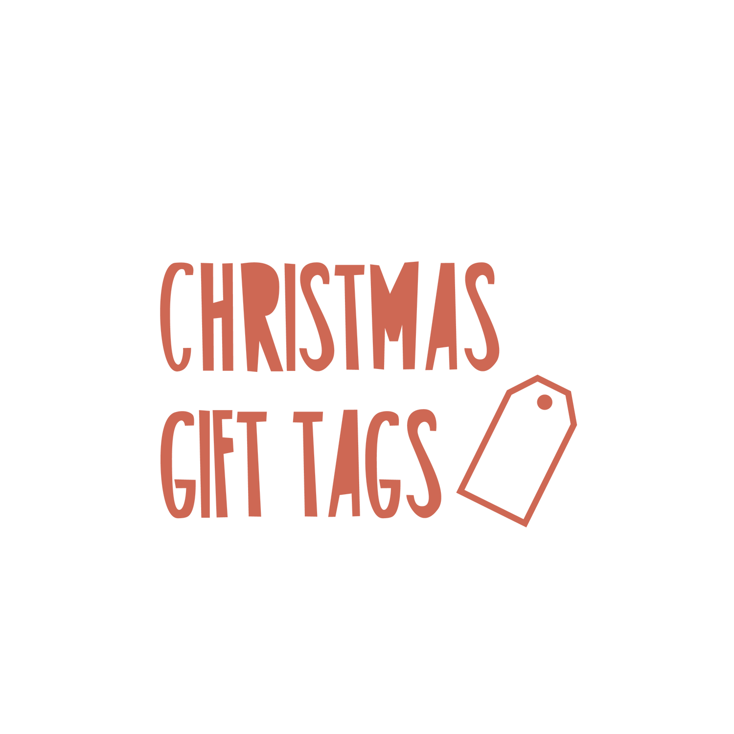 English version of the christmas gift tags made by Les Belles Combines