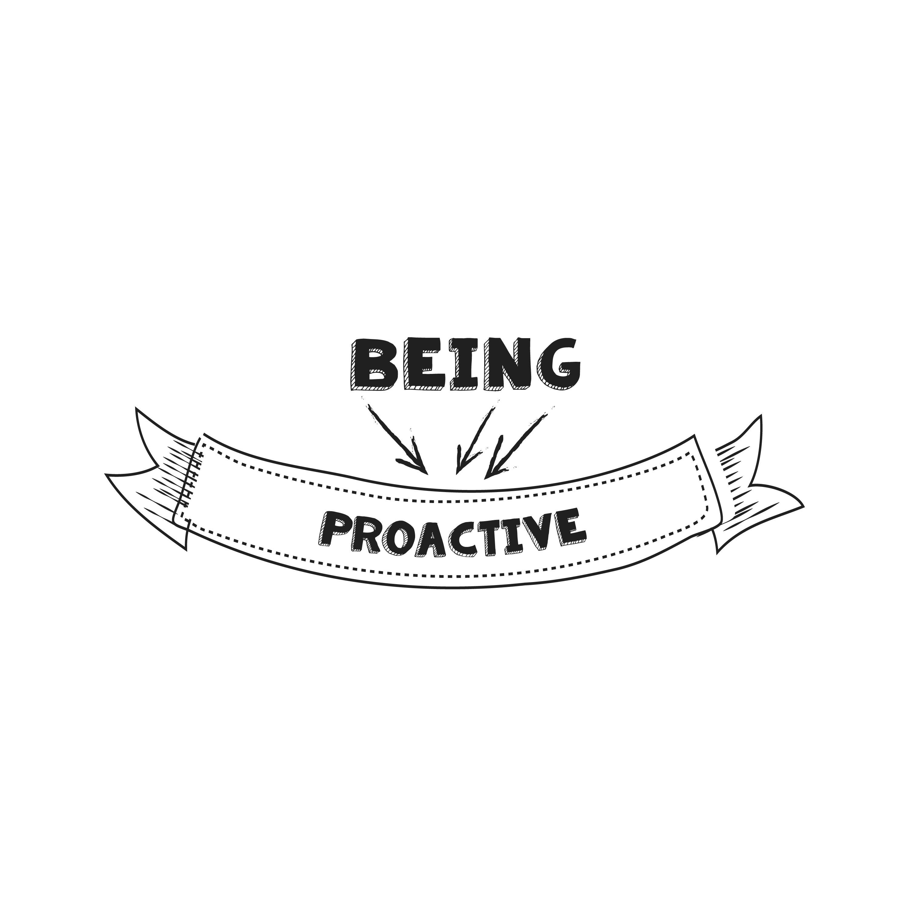 English version of the Being proactive document to print made by Les Belles Combines