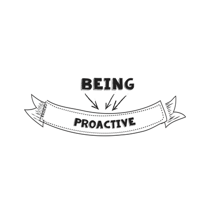 English version of the Being proactive document to print made by Les Belles Combines