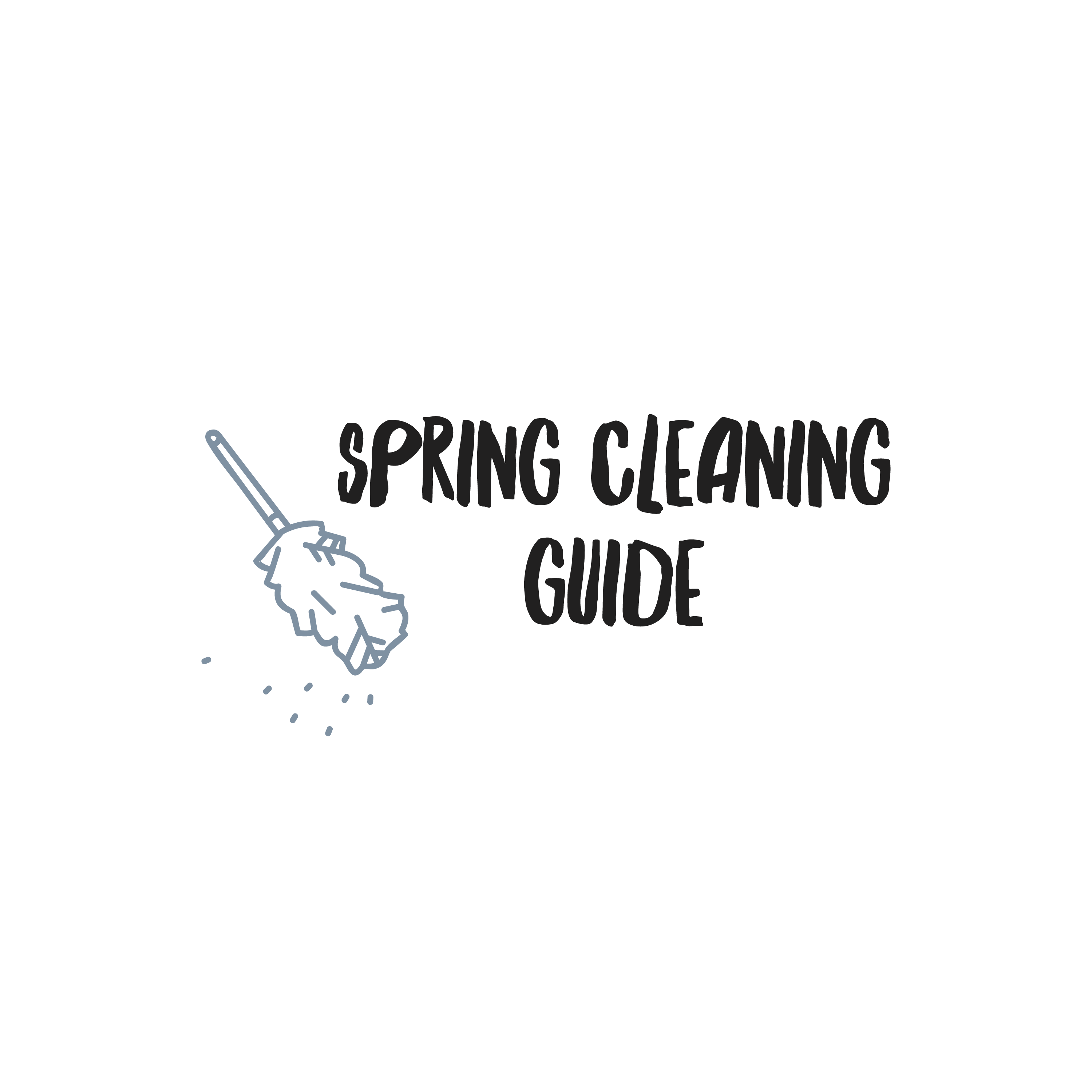 English version of the spring cleaning guide document made by Les Belles Combines