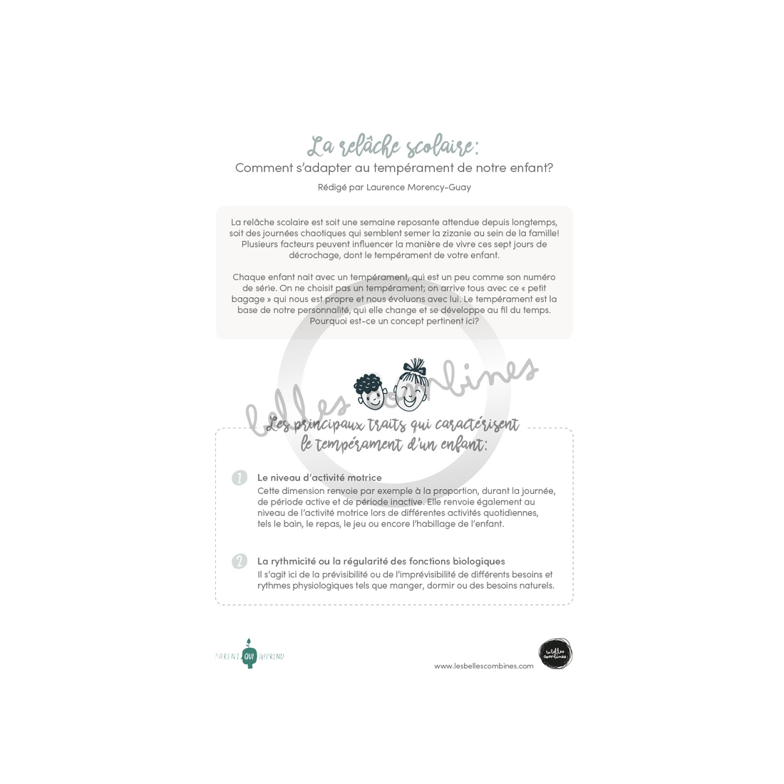 La relâche scolaire