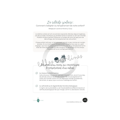 La relâche scolaire