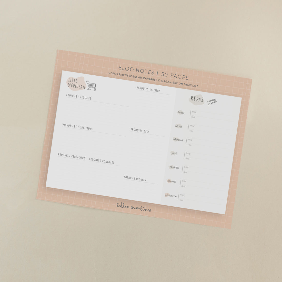 My Grocery List Notepad with Set