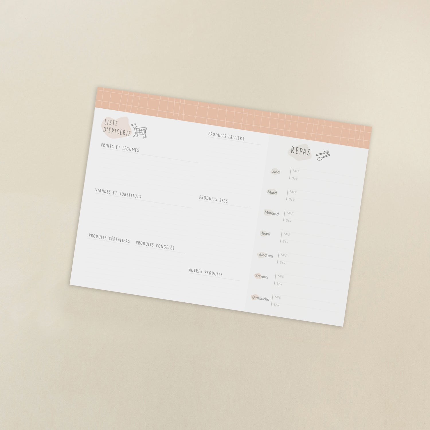 Complete set of family organization