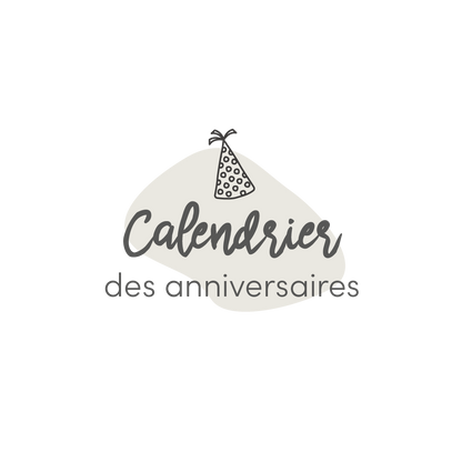 Calendrier des anniversaires