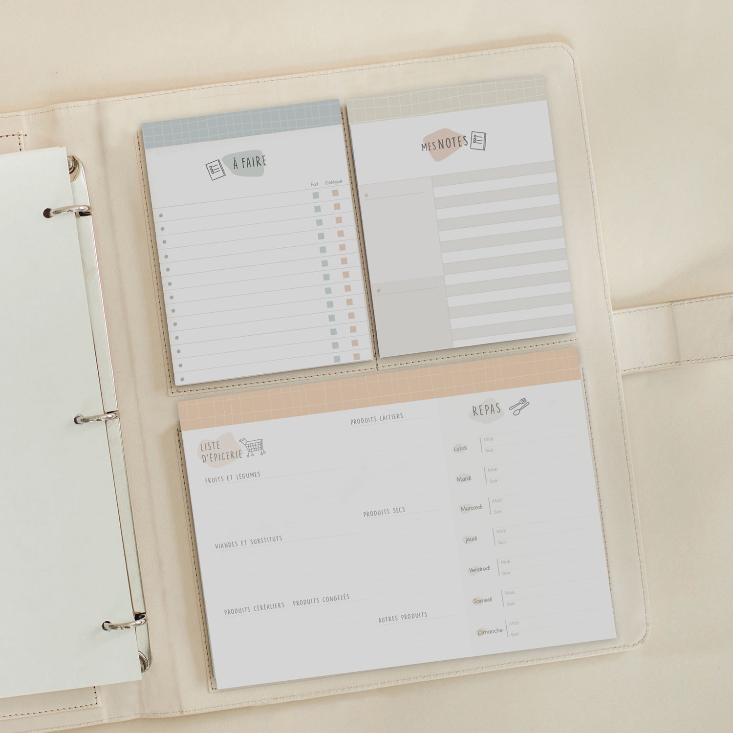 Complete set of family organization