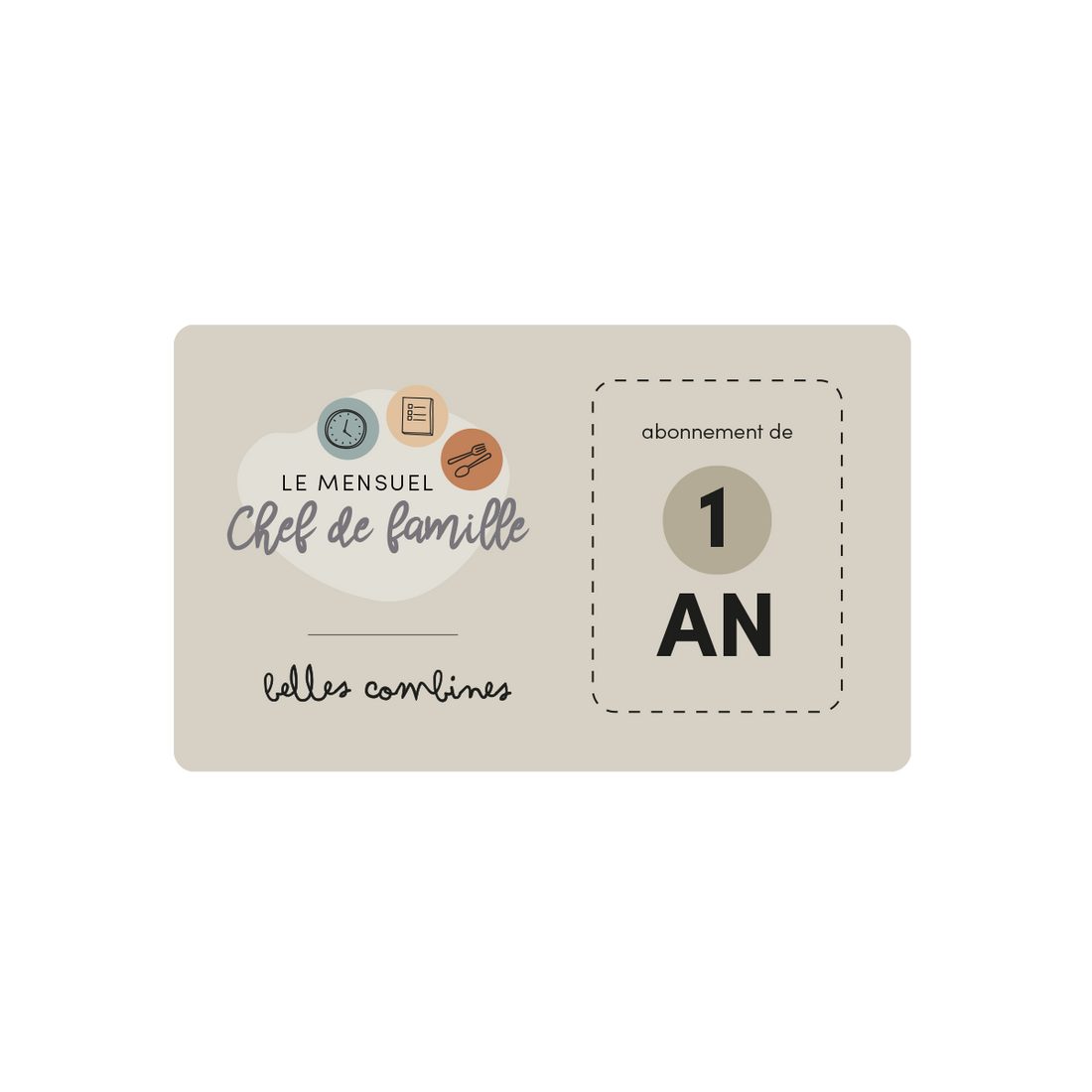 One year subscription