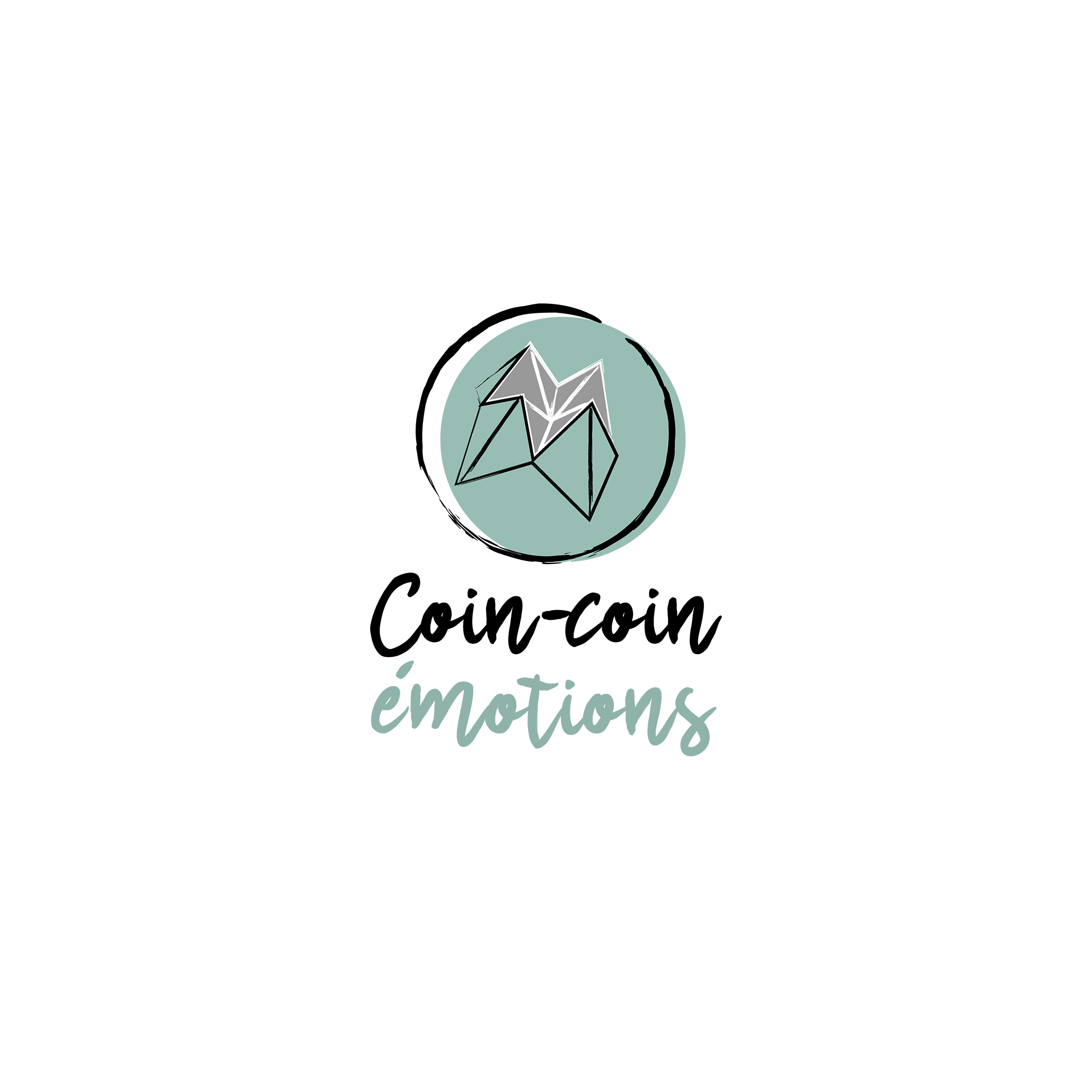 Version française du logo de la petite combine coin-coin des émotions à imprimer Les Belles Combines