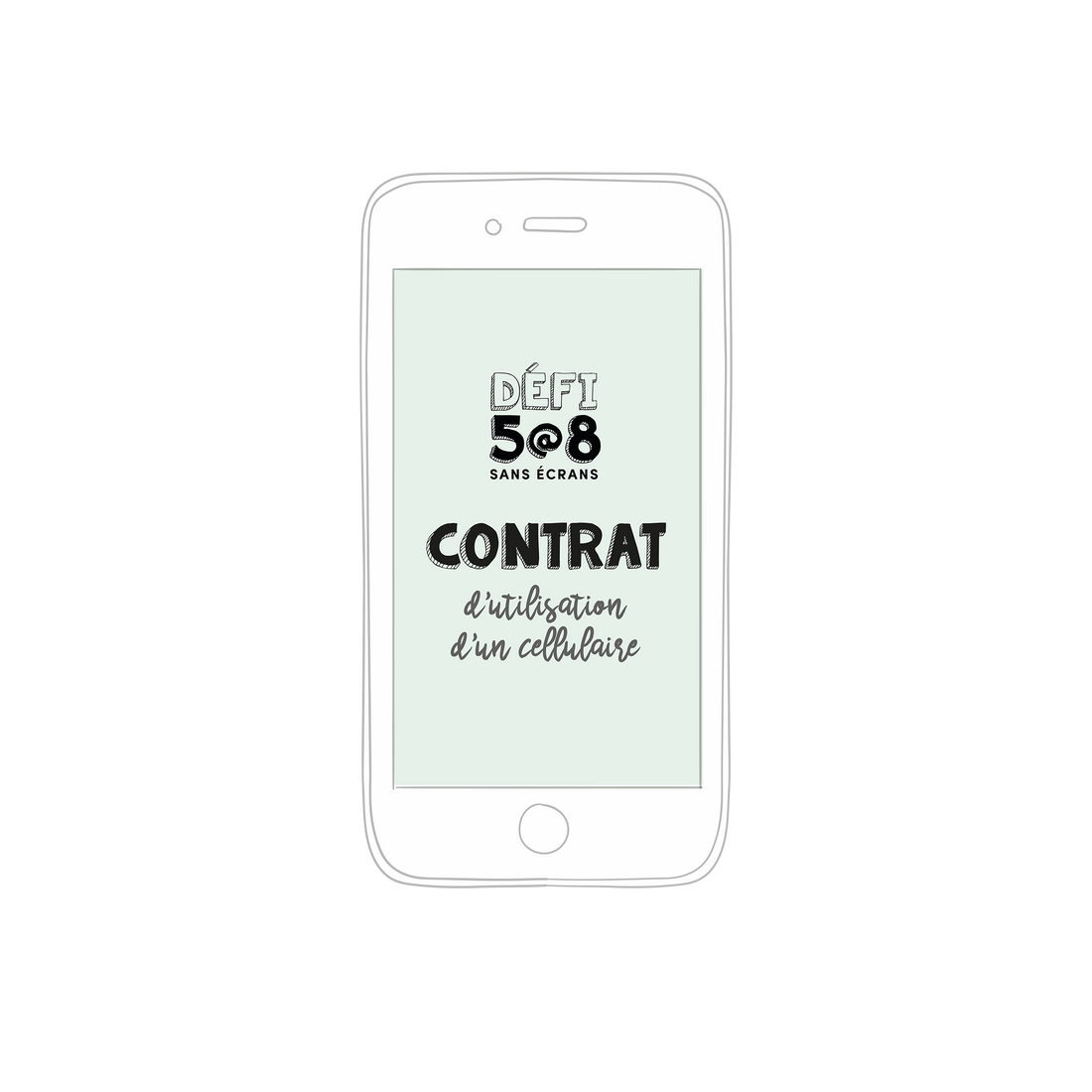 Version française du logo du contrat d&