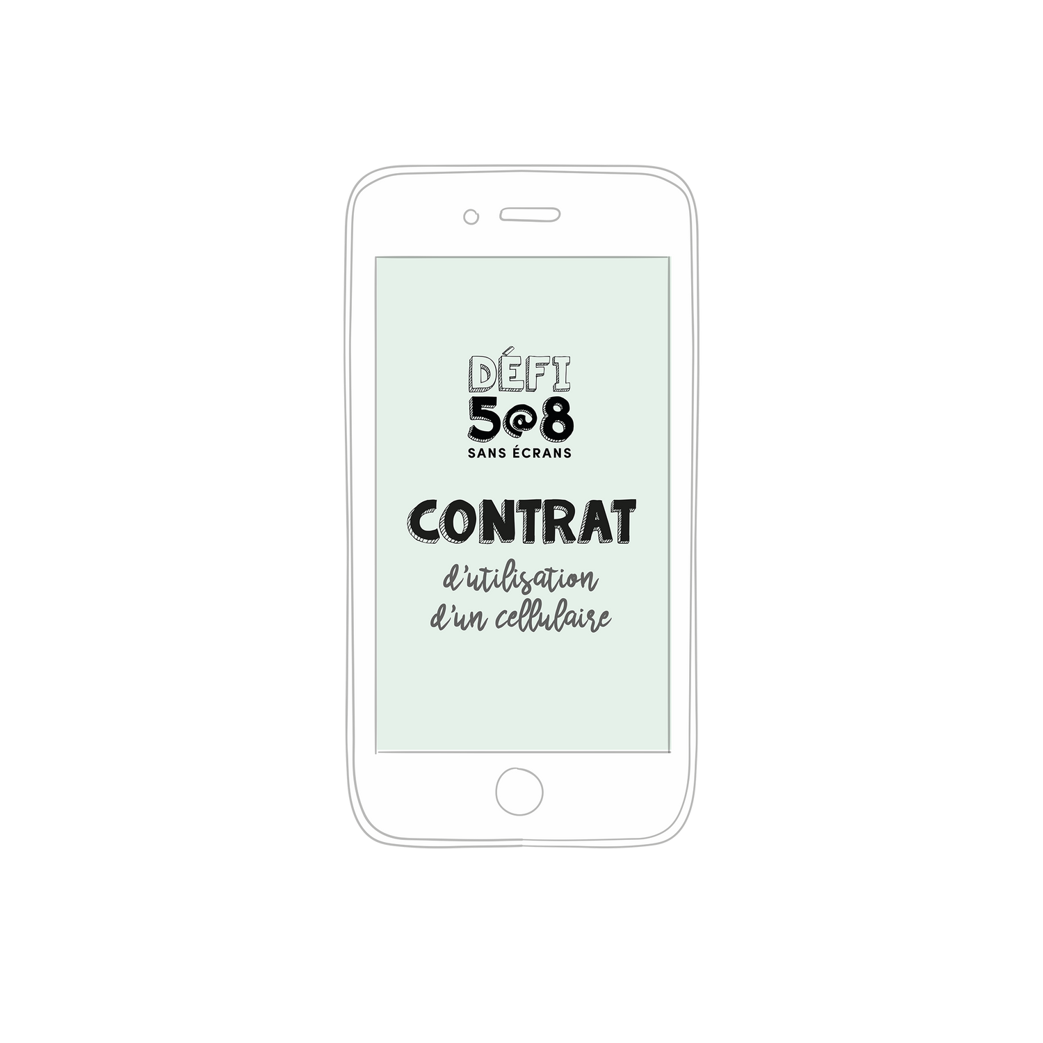 Version française du logo du contrat d&