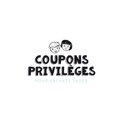Version française du logo des coupons privilèges pour enfants sages Les Belles Combines