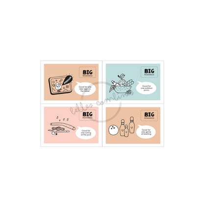 English version of the big rewards coupons made by Les Belles Combines