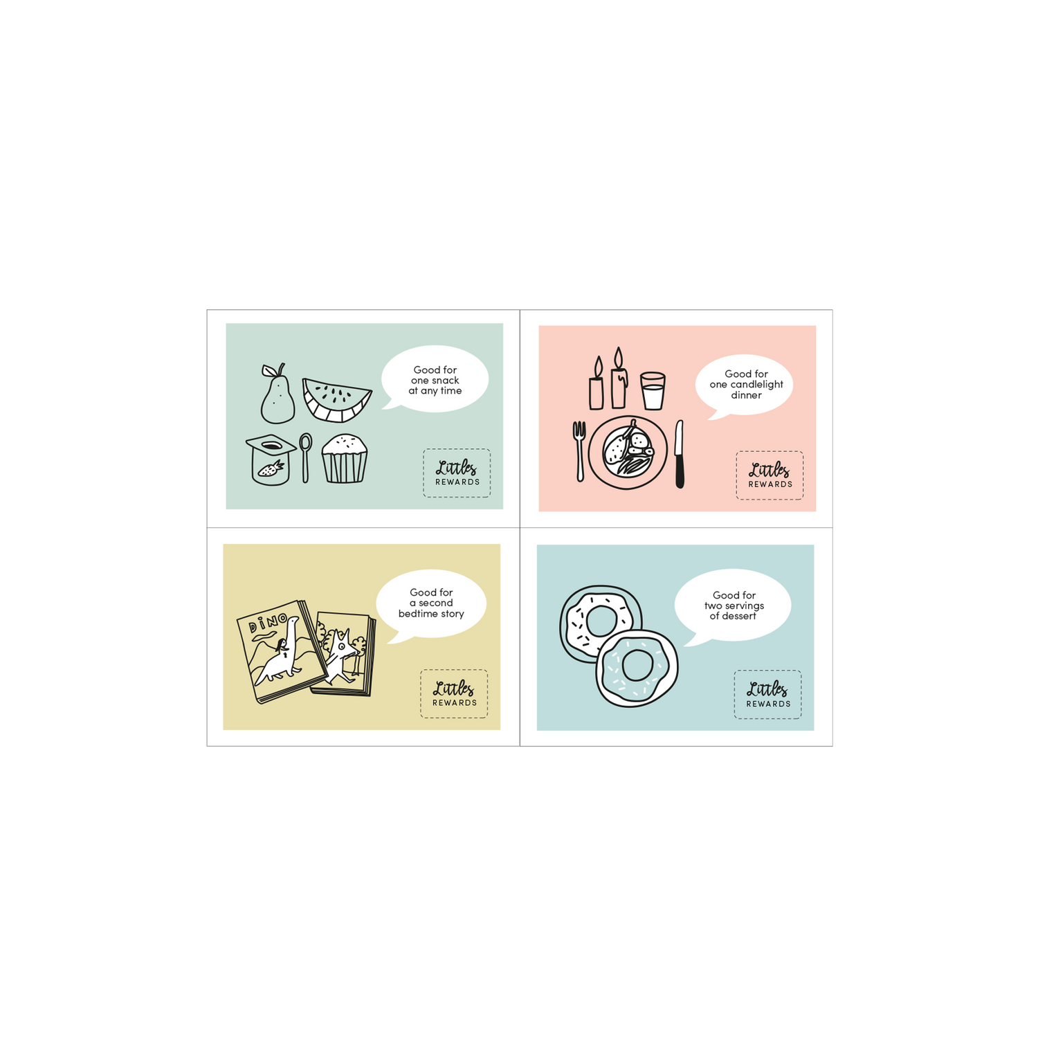 English version of the little rewards coupons made by Les Belles Combines