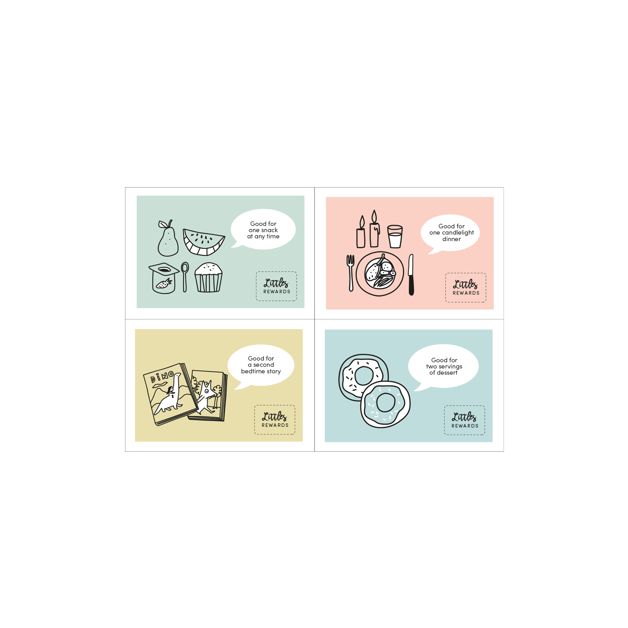 English version of the little rewards coupons made by Les Belles Combines