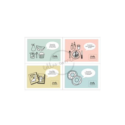 English version of the little rewards coupons made by Les Belles Combines