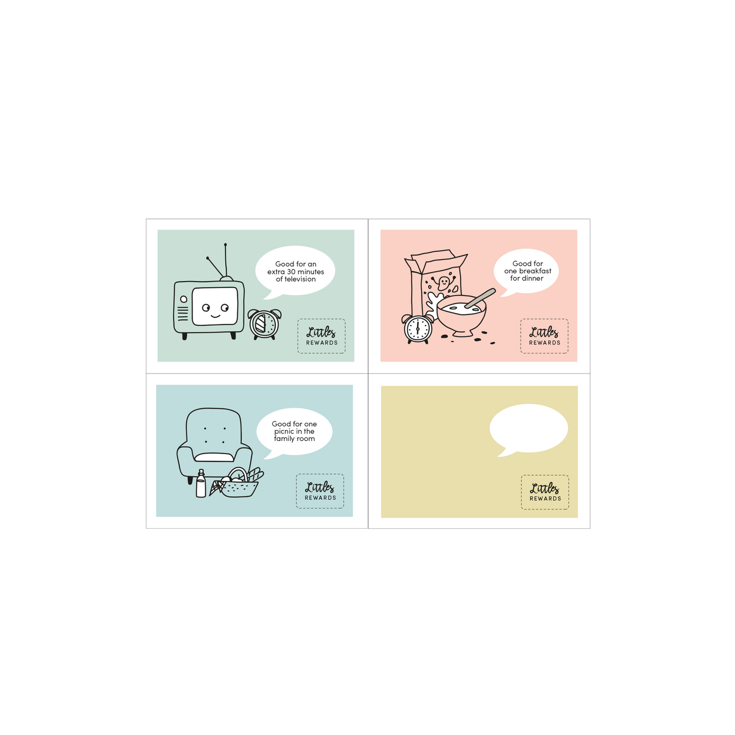 English version of the little rewards coupons made by Les Belles Combines