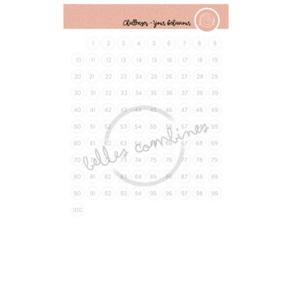 English version of the document to print Our family challenges for the improvement of behaviours made by Les Belles Combines