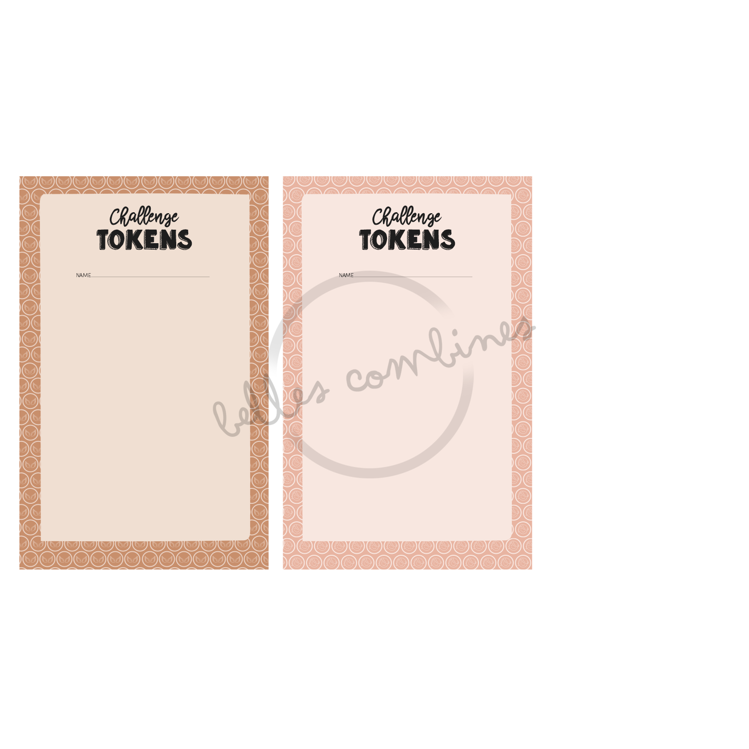 English version of the document to print Our family challenges made by Les Belles Combines