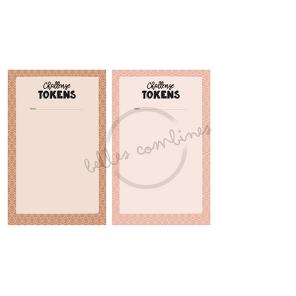 English version of the document to print Our family challenges made by Les Belles Combines