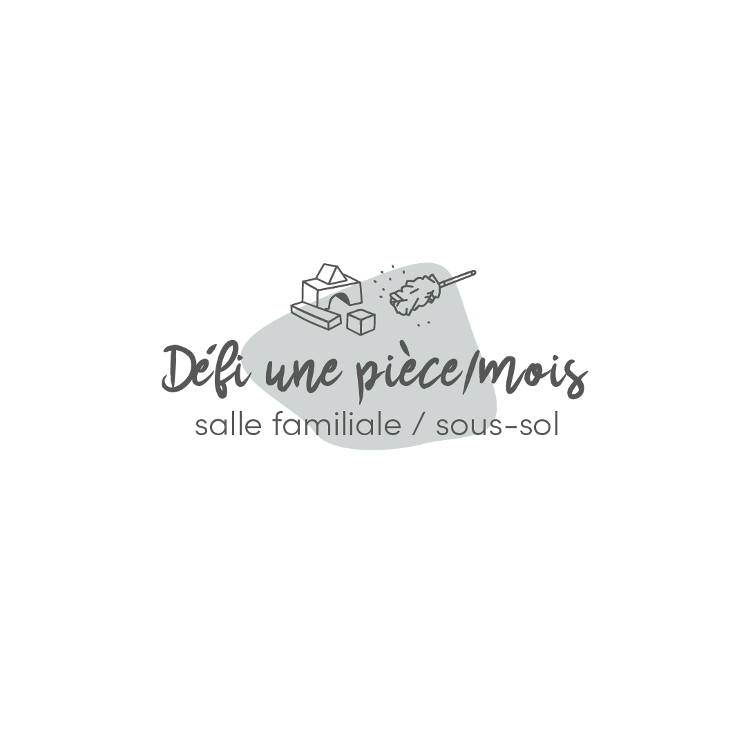 Challenge 1 piece/month basement