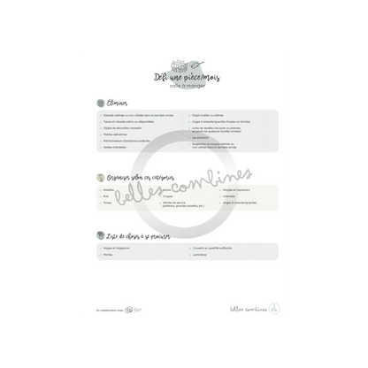 Défi 1 pièce/mois salle à manger