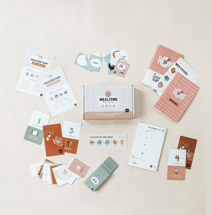 English version of the content of the mealtime survival kit made by Les Belles Combines