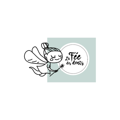 Version française du logo du reçu de la fée des dents à imprimer Les Belles Combines