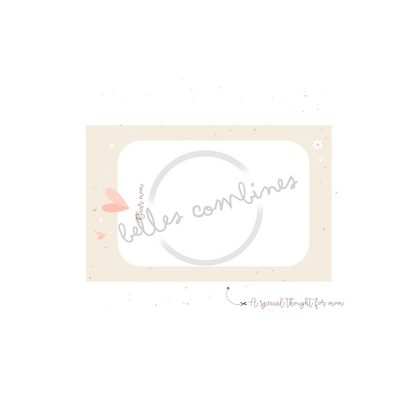 English version of the special tought for mom to print made by Les Belles Combines