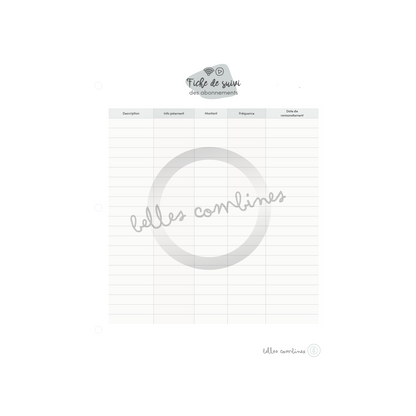 Suivi de nos abonnements