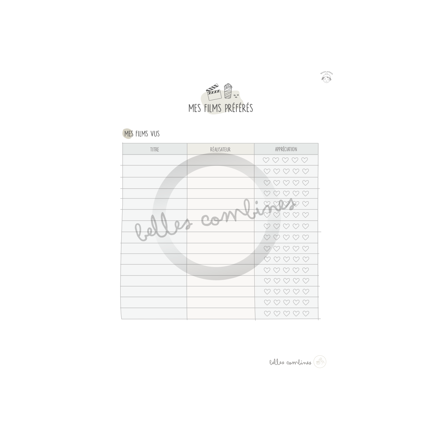 Nos suggestions de films - Enfants