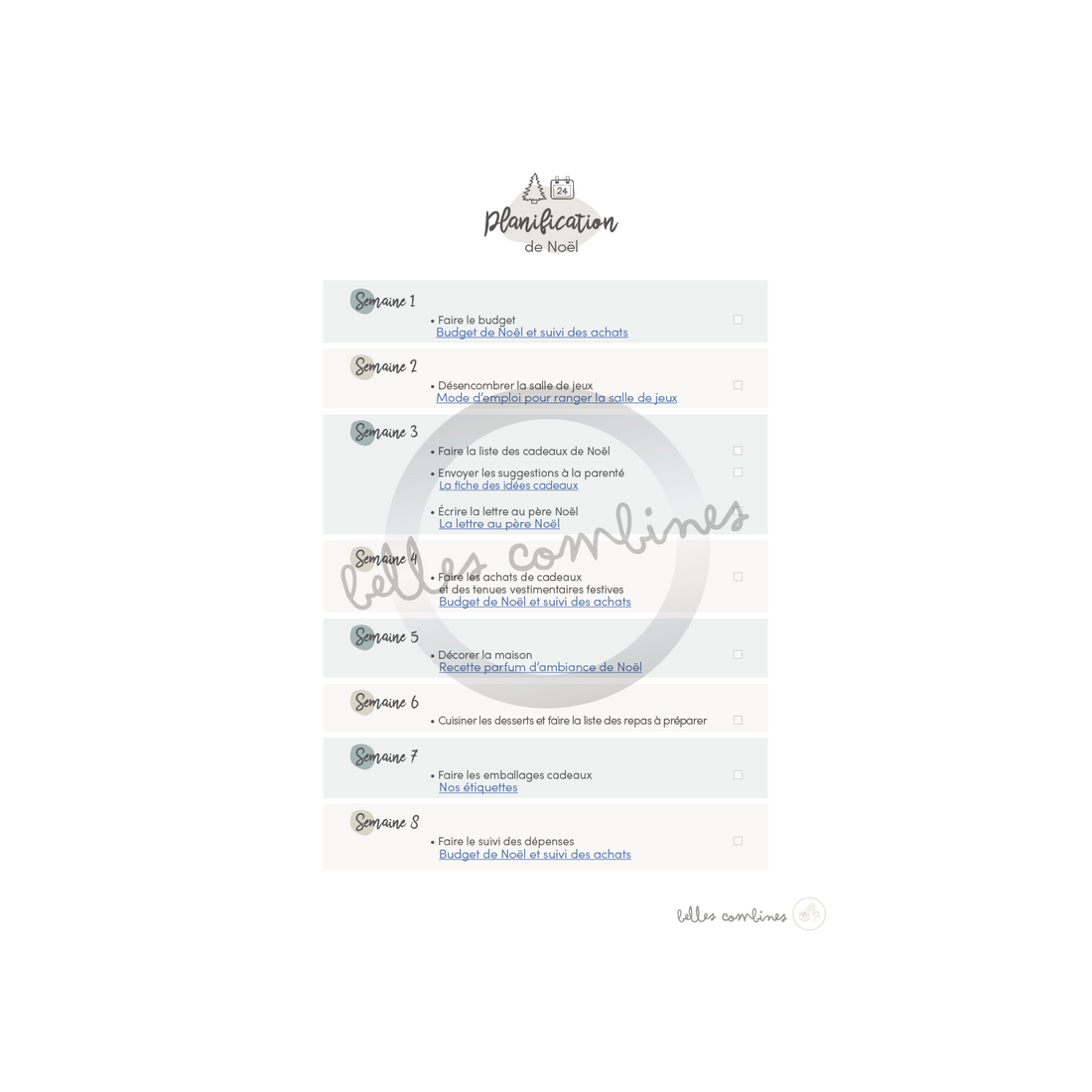 Guide de planification pour Noël