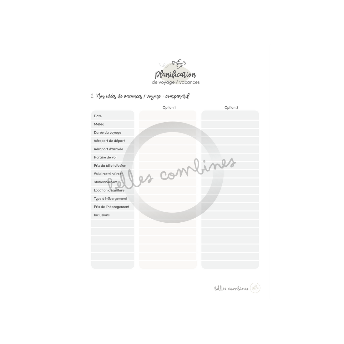 Guide de planification des vacances