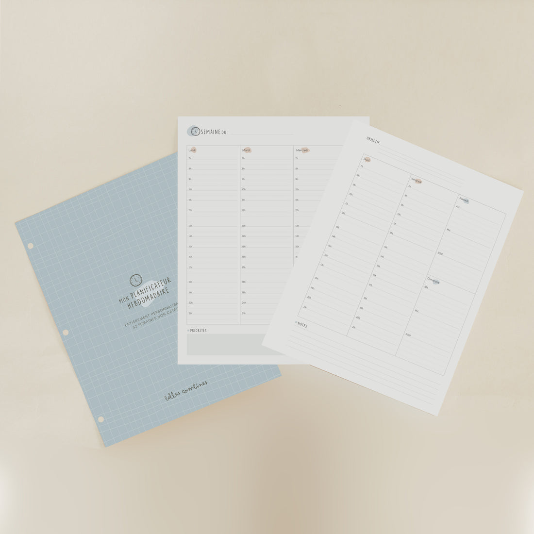 Monthly planner - paper version