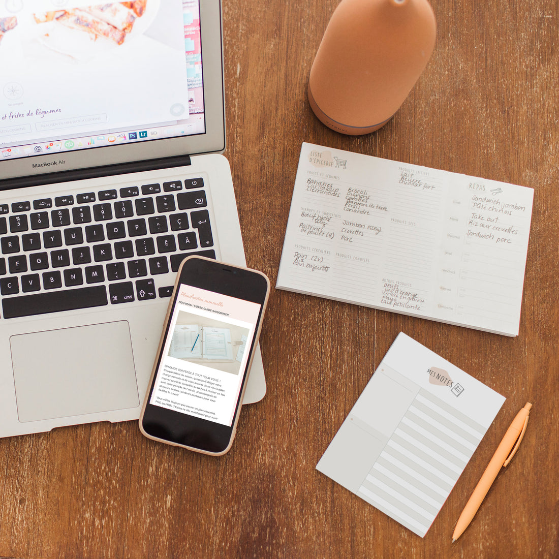 My Grocery List Notepad with Set