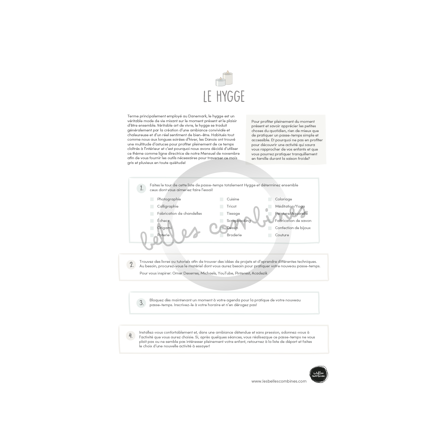 Le hygge: découvrir un nouveau passe-temps