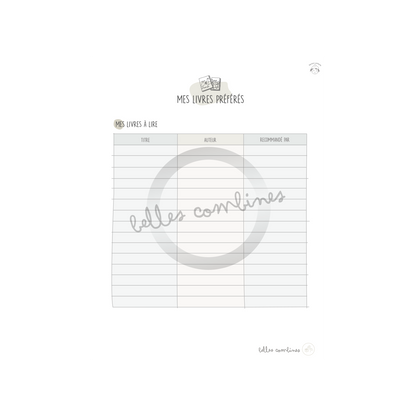 Reading Tracking - Kids