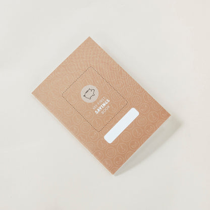 English version of the first savings book of the general store made by Les Belles Combines