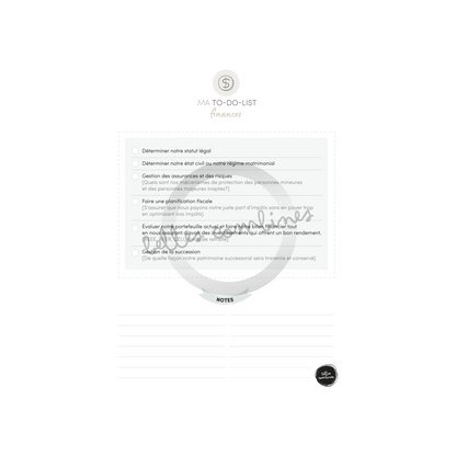 Financial to do list