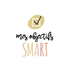 Version française du logo de la petite combine à imprimer Nos objectifs SMART par Les Belles Combines